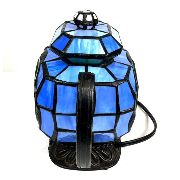 Tiffany & Co. Accents Cheyenne Tiffany Style Teapot Stained Glass